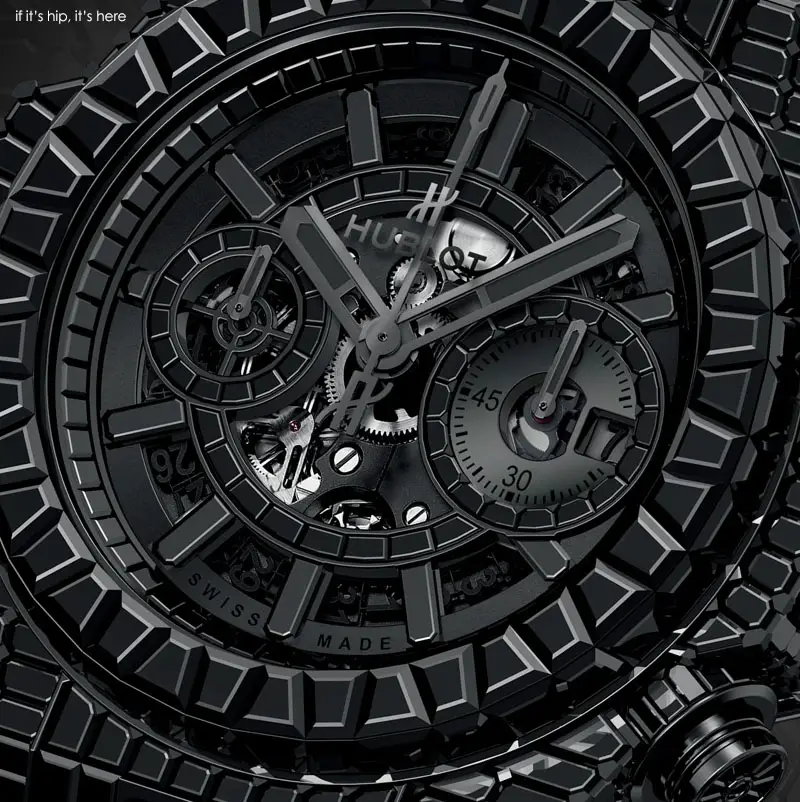 black diamond hublot clise up IIHIH