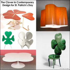The Clover In Contemporary Design for St. Patrick’s Day
