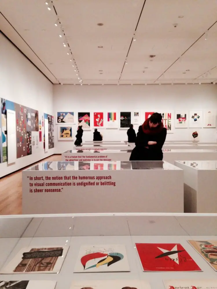 Paul Rand exhibit photo by @LangeAlexandra