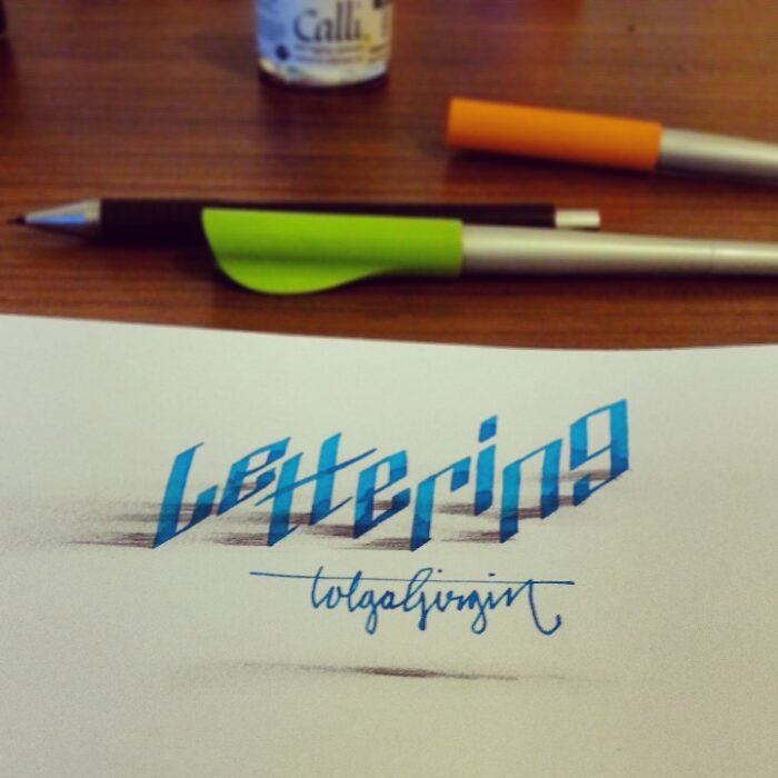 Tolga 3D Hand Lettering