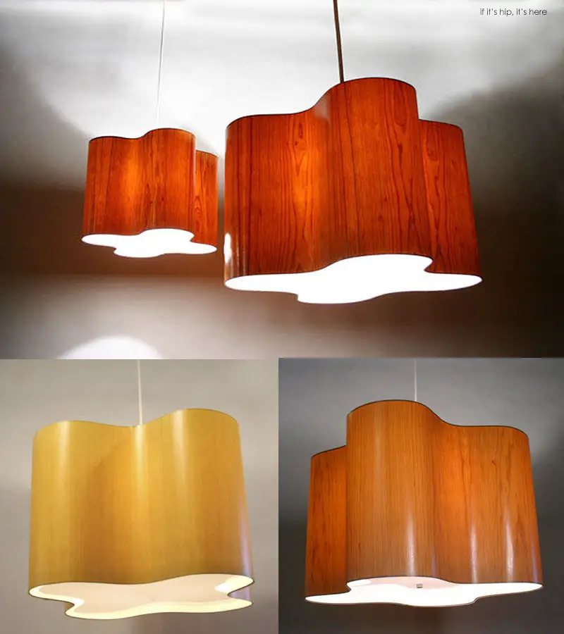 Wood Clover Pendant Lamps from Lampa