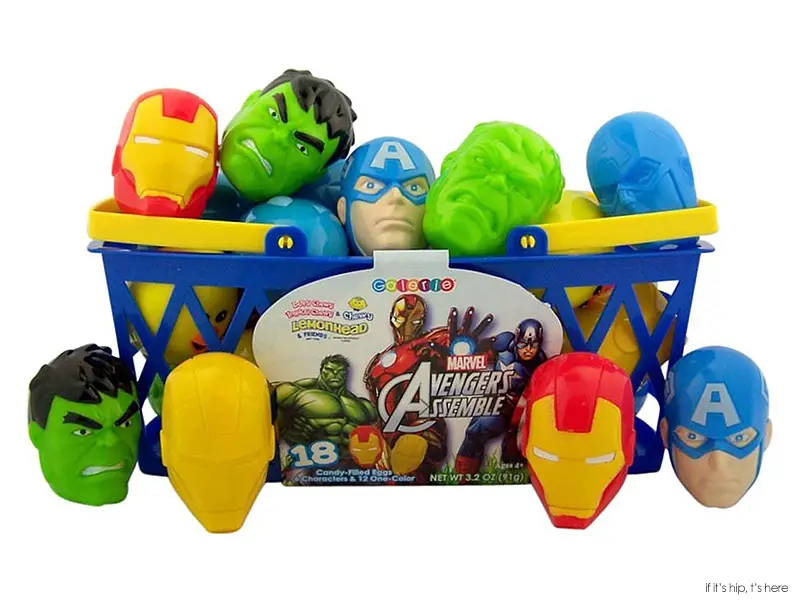 marvel superheroes candy filled eggs IIHIH