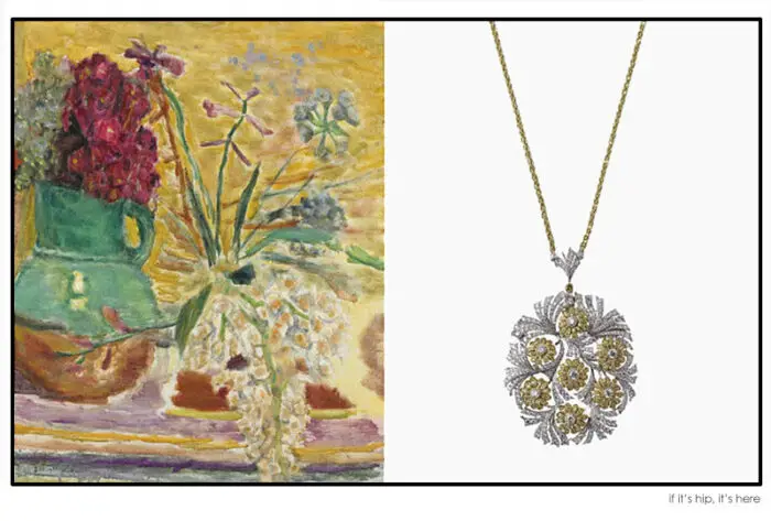 Buccellati pendant inspired by Bonnard