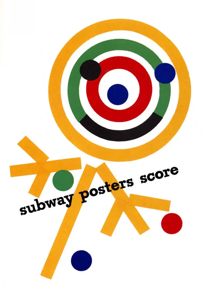 subway poster by Paul Rand