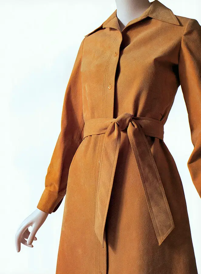 ultrasuede shirtdress halston