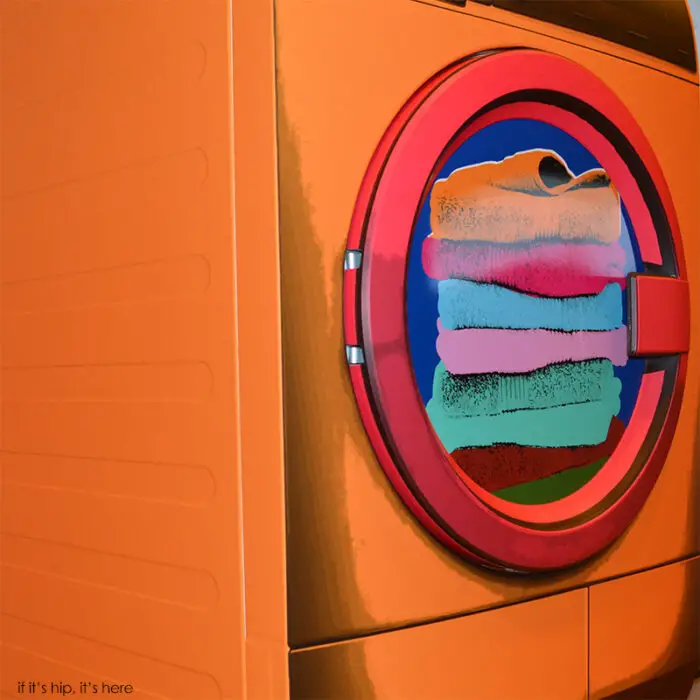 Read more about the article Electrolux kicks off Warhol Halston Exhibit with Pop Art Washers and Dryers.