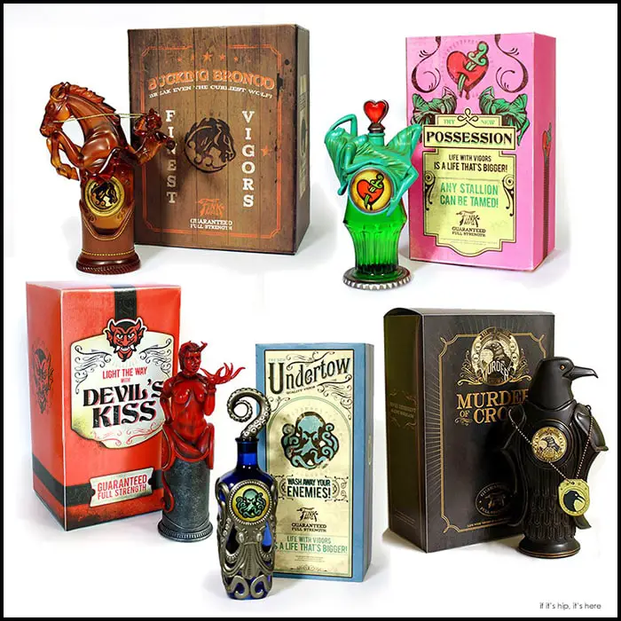 Read more about the article Bioshock Infinite Replica Vigor Bottles and Package Design by Zoe Brookes.