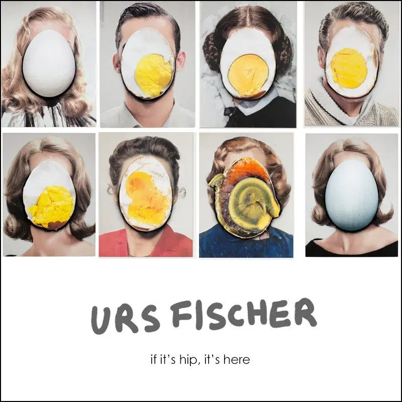 Urs Fischer Egg Art