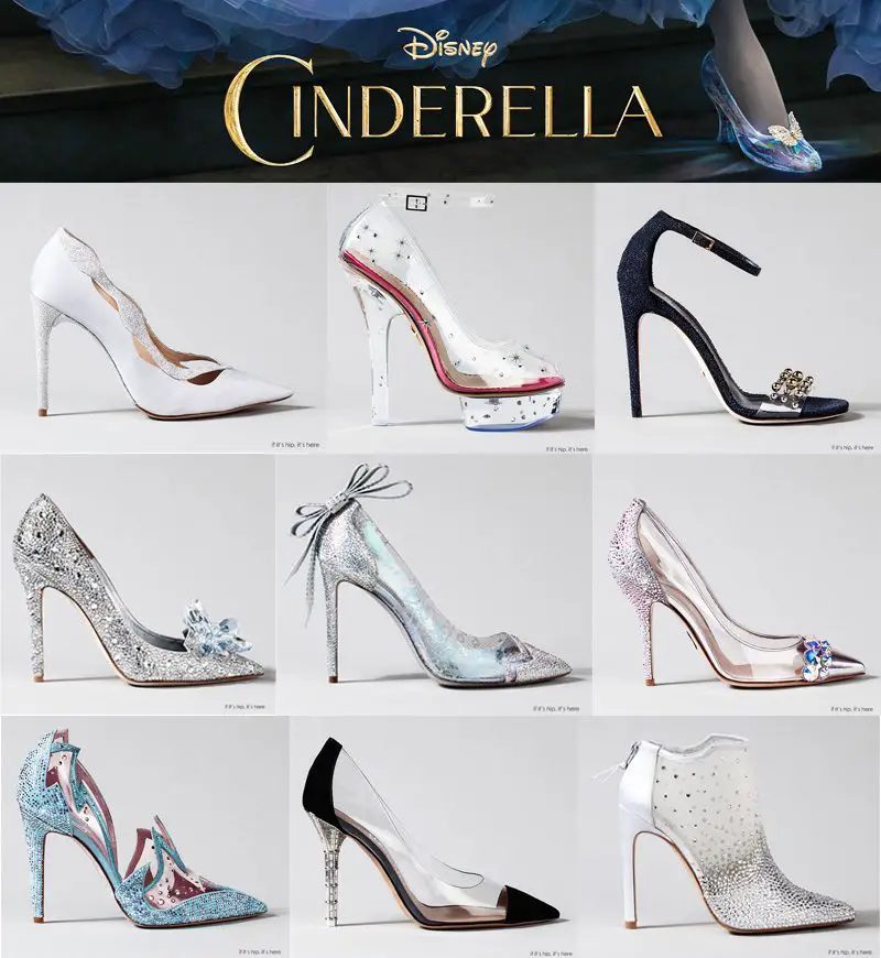 Finished Designer Cinderella Glass Slippers