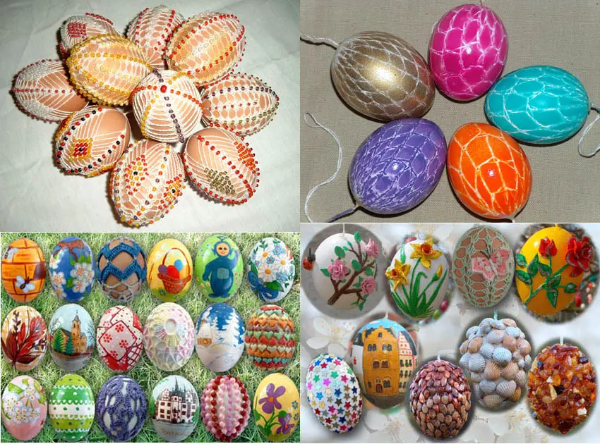 types of easter eggs