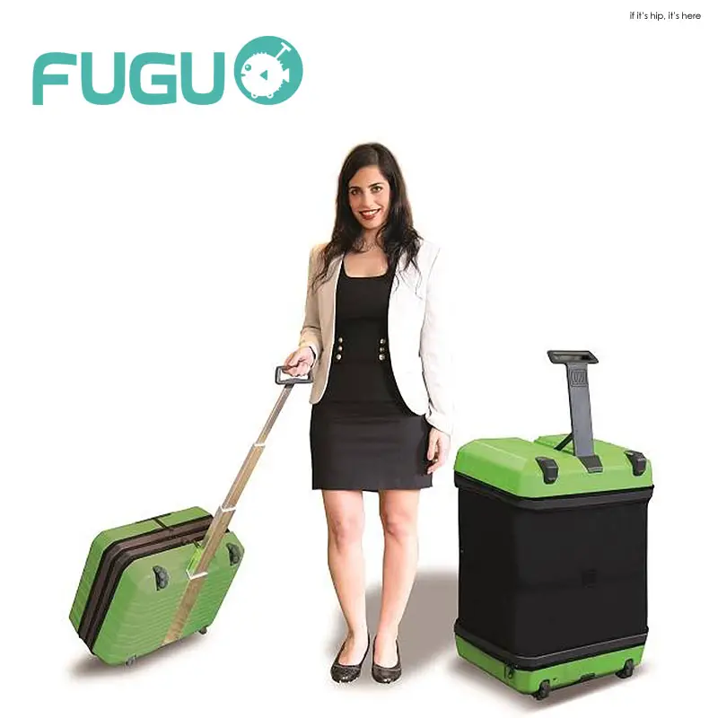 Fugu expandable luggage