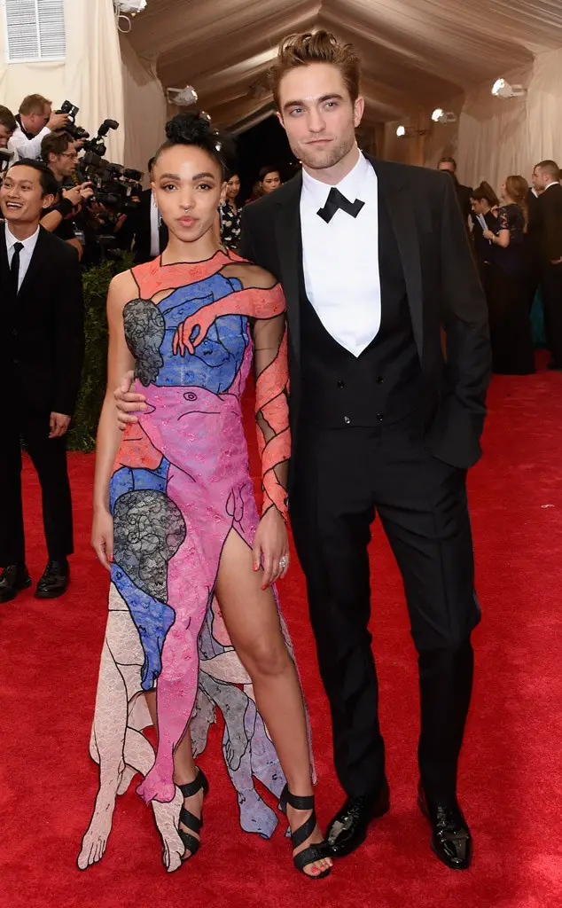 FKA Twigs and Robert Pattison at Met Gala 2015