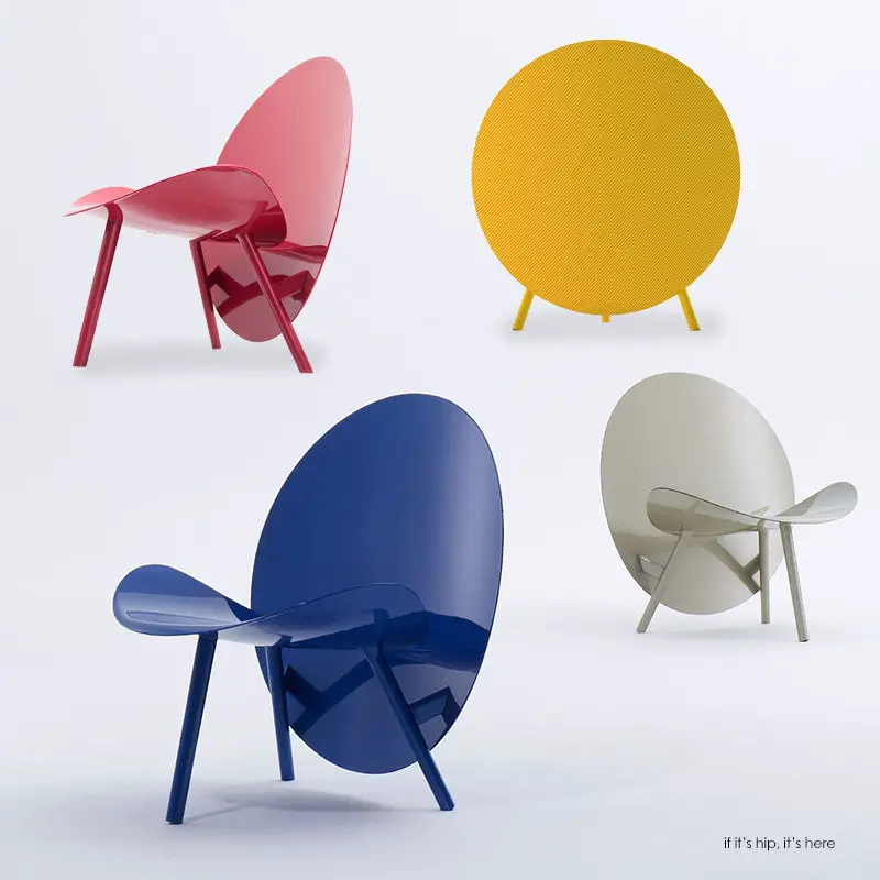 Halo colored carbon fiber chair