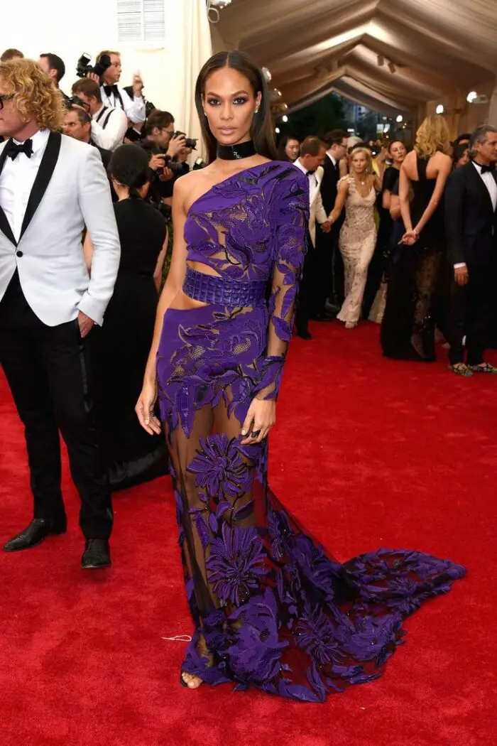 Joan Smalls in Prabal Gurung at the 2015 Met Gala