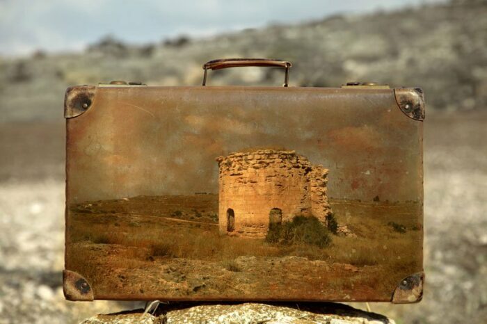 suitcase by israeli artist yuval yairi