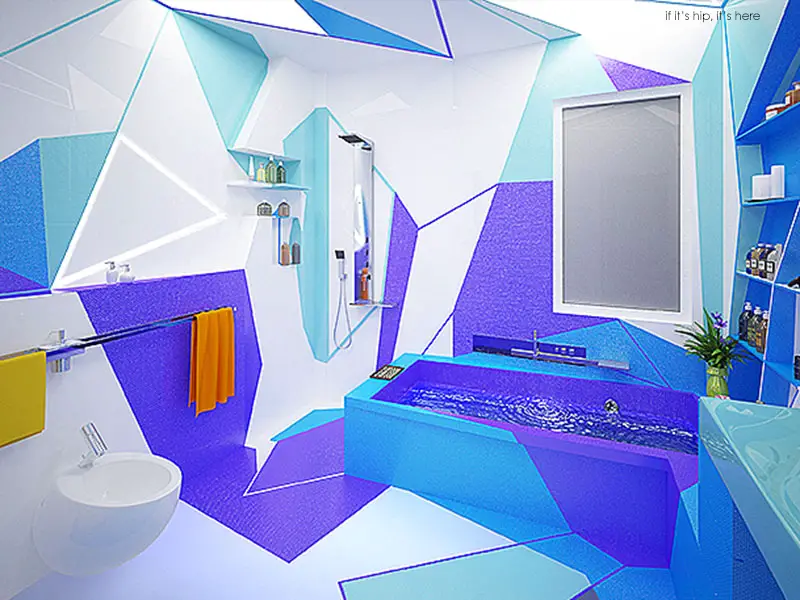 blue bathroom 