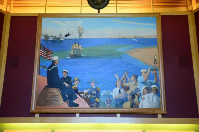 US coast guard tribute art