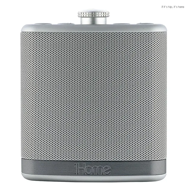 ihome silver flask speaker 1 IIHIH
