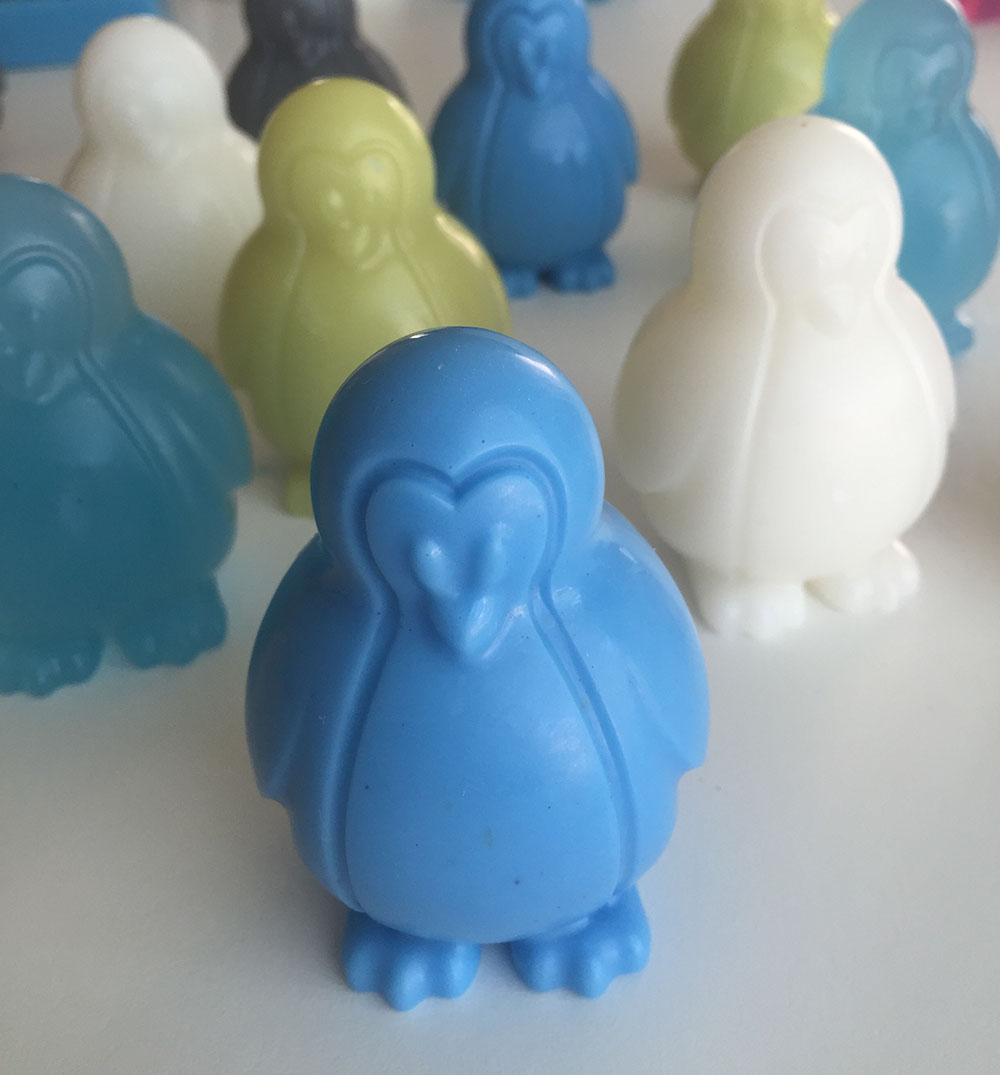 penguin soaps all colors