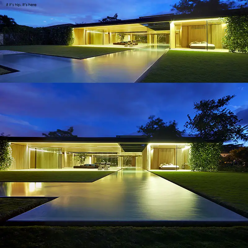 INOUT House Costa Rica at night