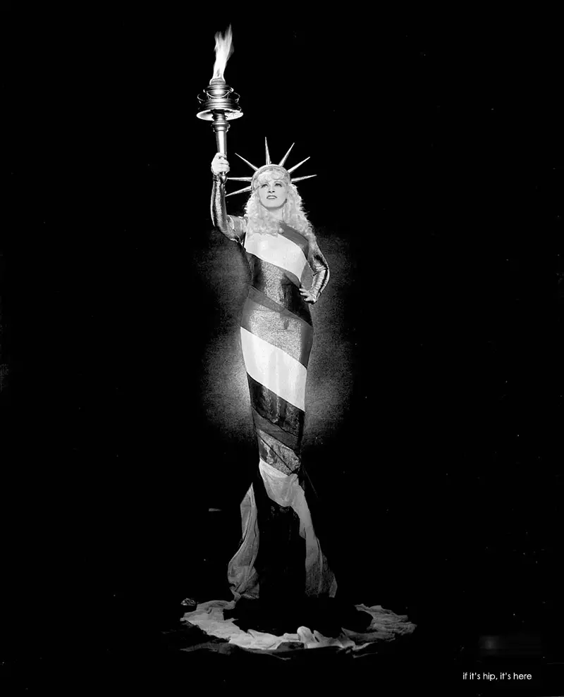 Mae West as Lady Liberty