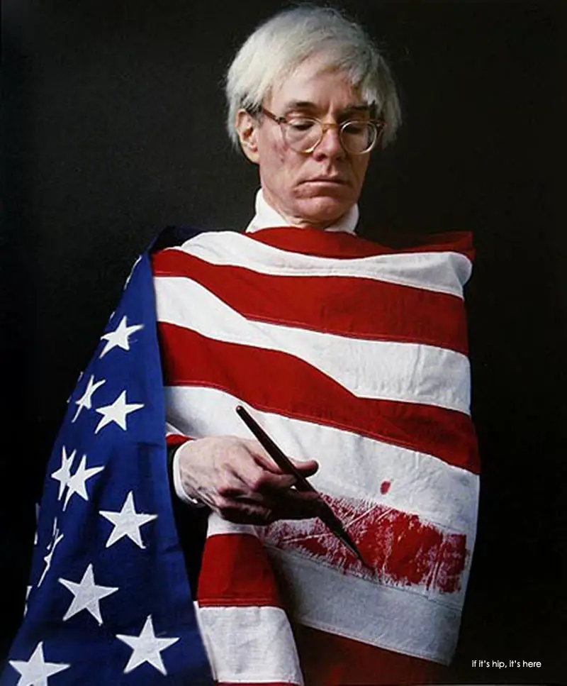Andy Warhol flag pic