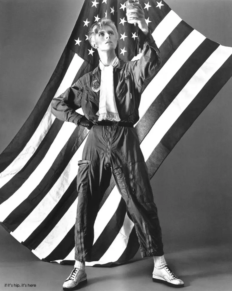 david bowie american flag