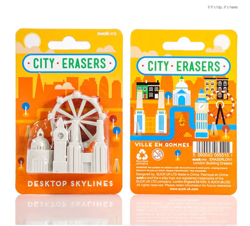 Architectural Landmark City Erasers