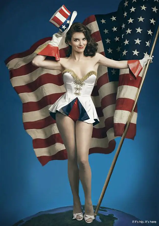 Tina Fay American Flag Vanity Fair 