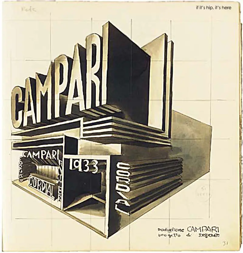 1931 Campari pavilion drawing christies IIHIH