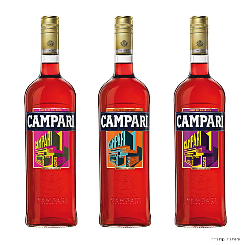 2015 Campari Art Labels by Despero on bottles IIHIH