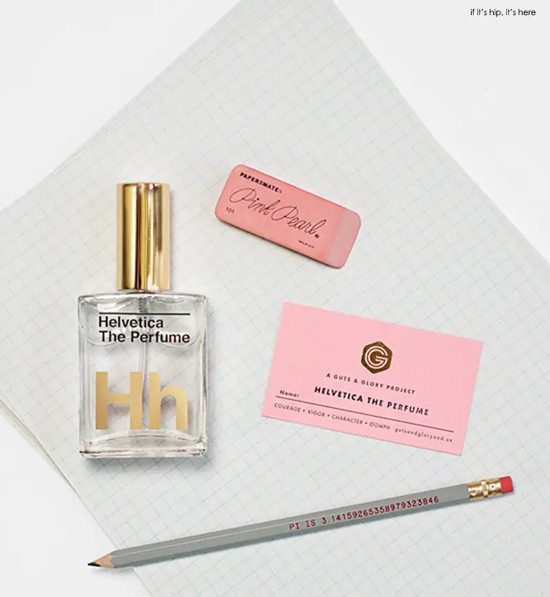 Helvetica Perfume for Designers