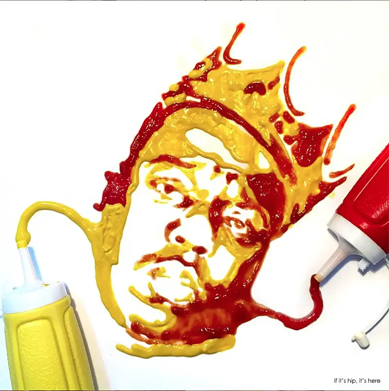 Notorious BIG mustard and ketchup