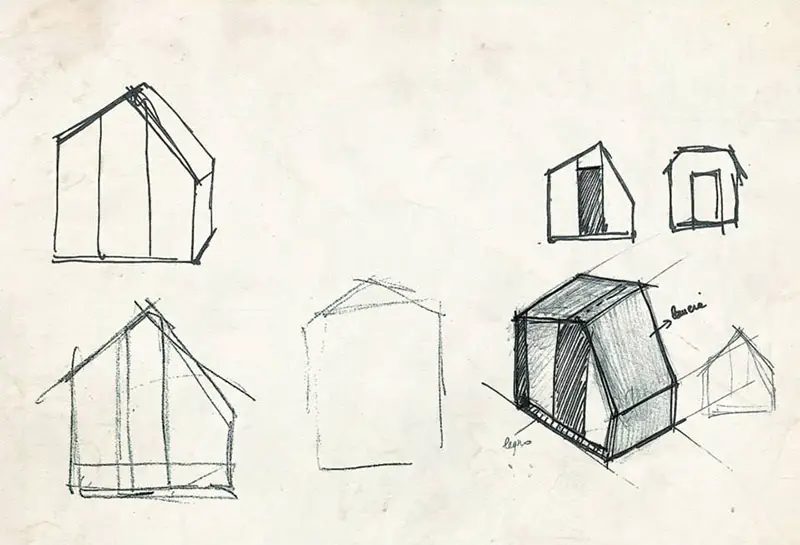 cottage no 1 sketches