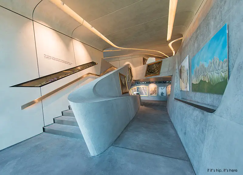 Inside the Messner Mountain Museum by Zaha Hadid Architects - if it's hip, it's here