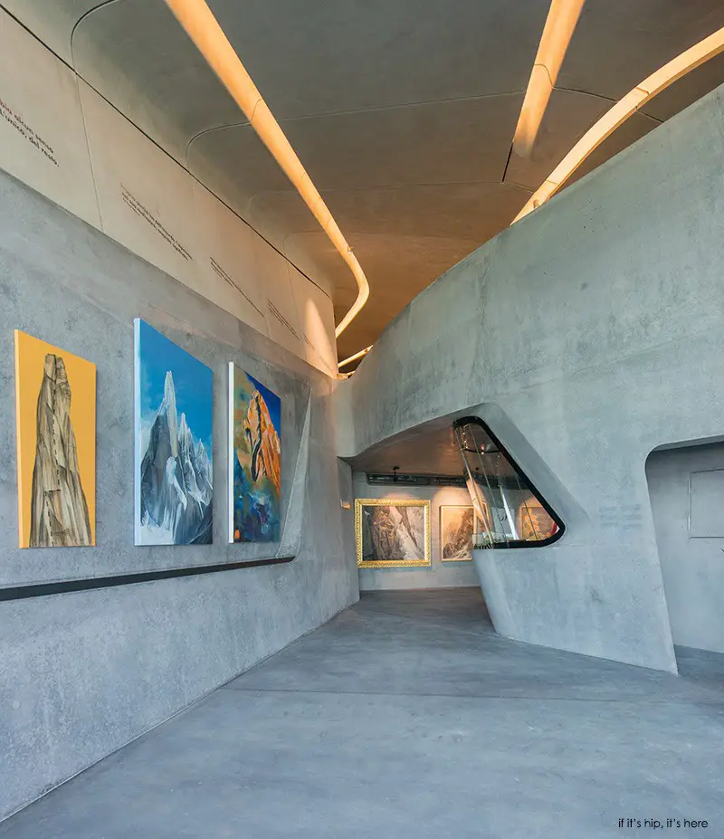 Inside the Messner Mountain Museum by Zaha Hadid Architects - if it's hip, it's here