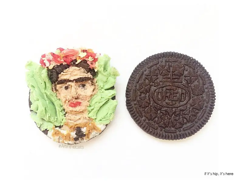 oreo art Frida Kahlo 2 IIHIH