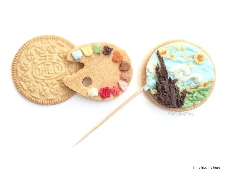 oreo art Starry night van gogh IIHIH