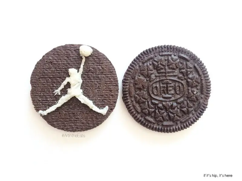 oreo art michael jordan silhouette IIHIH