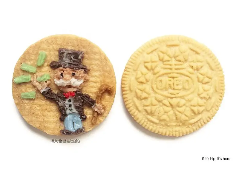 oreo art monopoly man IIHIH