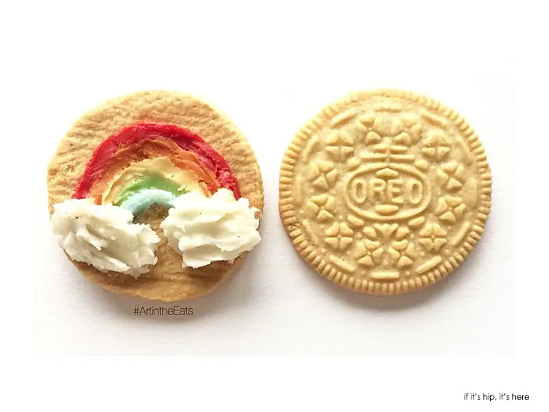 oreo art rainbow IIHIH