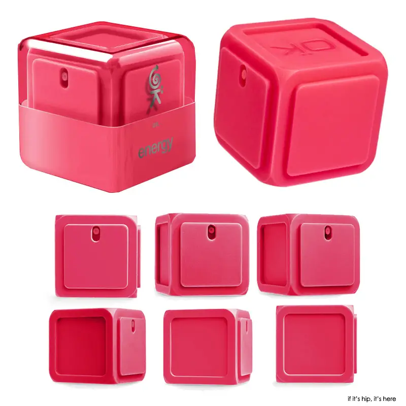 red silicon cube from every angle IIHIH