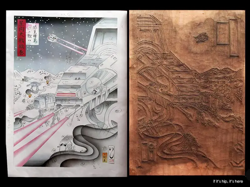 Star Wars Japanese Woodblock Prints
