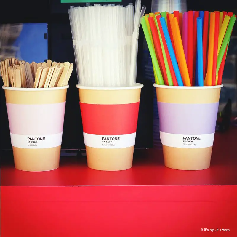 pop up pantone cafe in monaco