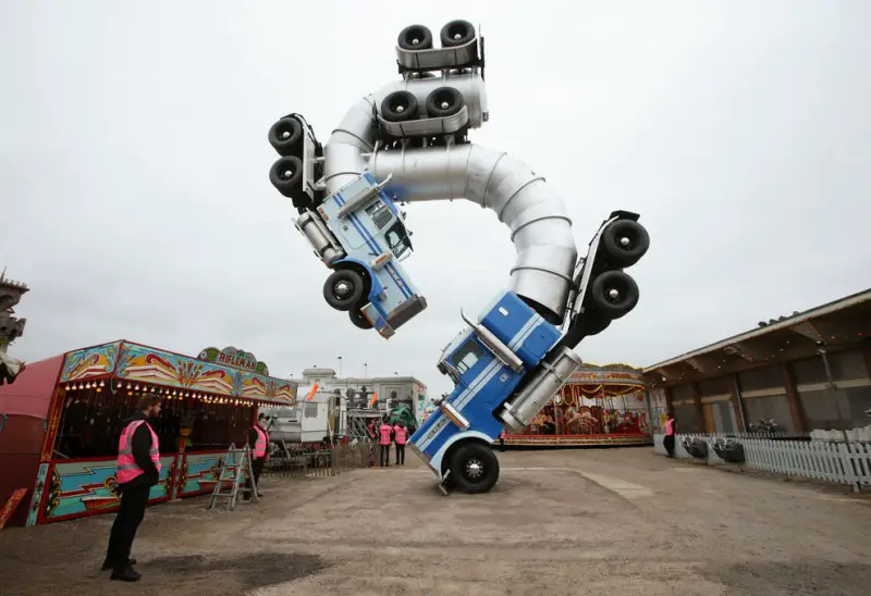 Big Rig at Dismaland Yui Mok _ PA WIRE