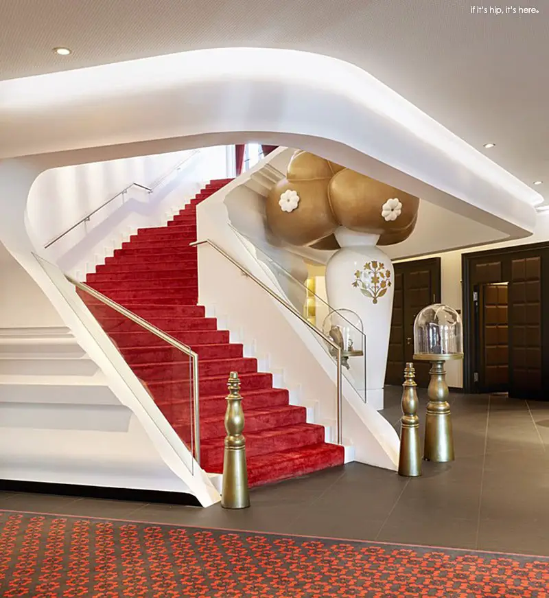 Kameha Grand Life lobby stairs