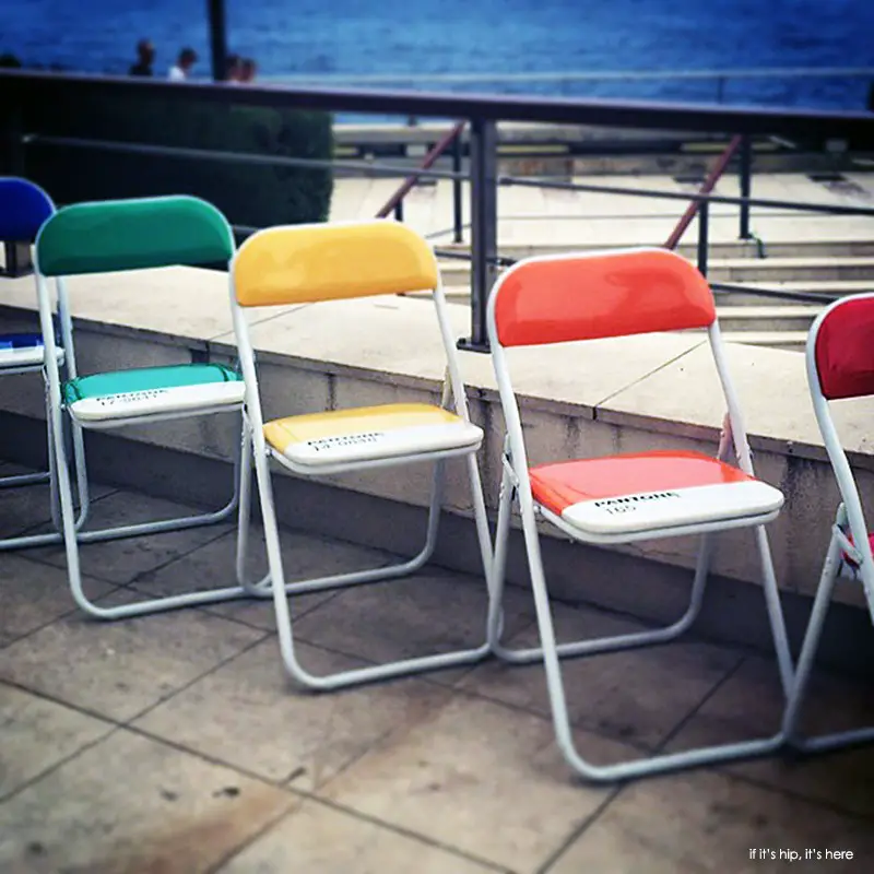 Pantone cafe chairs