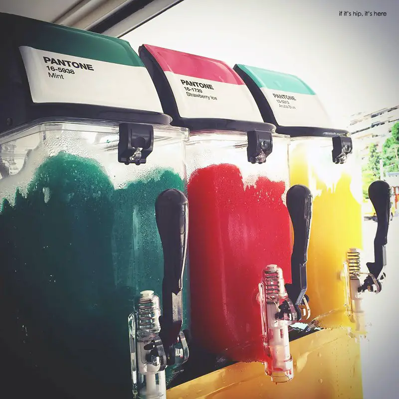 Pantone cafe italian ice sodas