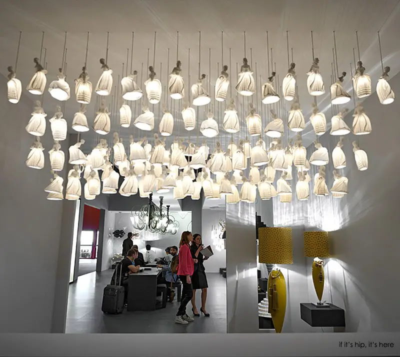 dame lights at euroluce booth IIHIH