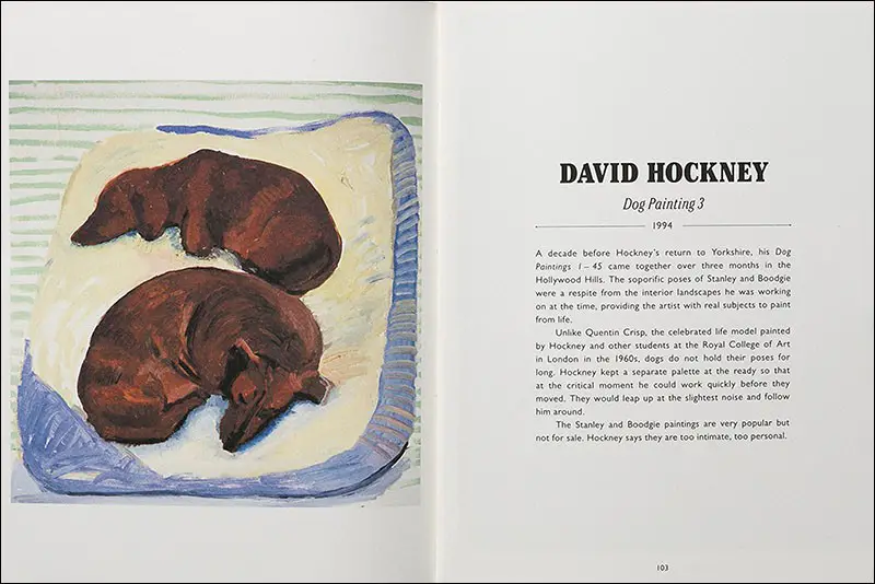 david hockney dogs